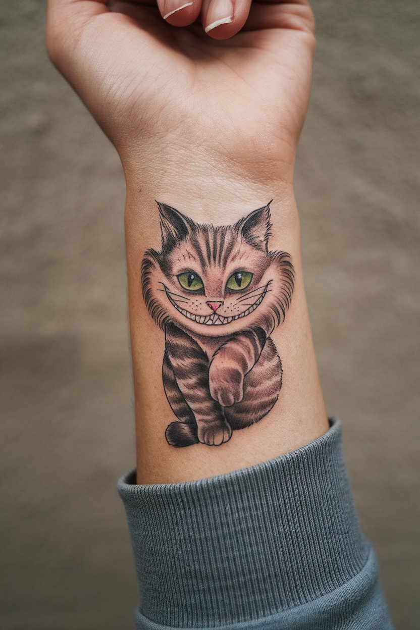 20 Cheshire Cat Tattoo Ideas For Unique Ink Inspiration Inkspiredtattoos Com 20 Cheshire Cat Tattoo Ideas For Unique Ink Inspiration Inkspiredtattoos Com