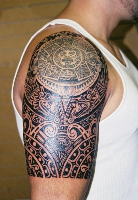 30 Meaningful Aztec Tattoo Designs For Men And Women 30 Meaningful Aztec Tattoo Designs For Men And Women