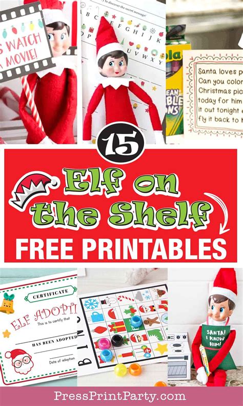 35 Best Elf On The Shelf Printables For Free 35 Best Elf On The Shelf Printables For Free