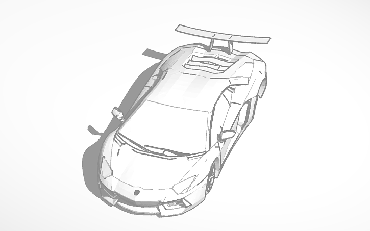 3D Design Lamborghini Tinkercad