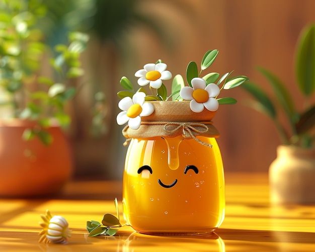 Brighten Your Day With A Smiling Jar With Glasses