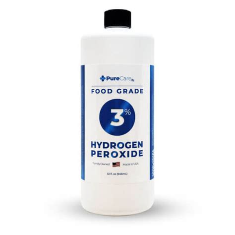 Amazon.com: 3% Food Grade Hydrogen Peroxide Solution (32Oz With Dropper Bottle) - No Added Stabilizers - Made In The Usa Derived From 35% Food Grade Hydrogen Peroxide : Industrial & Scientific Amazon.com: 3% Food Grade Hydrogen Peroxide Solution (32Oz With Dropper Bottle) - No Added Stabilizers - Made In The Usa Derived From 35% Food Grade Hydrogen Peroxide : Industrial & Scientific