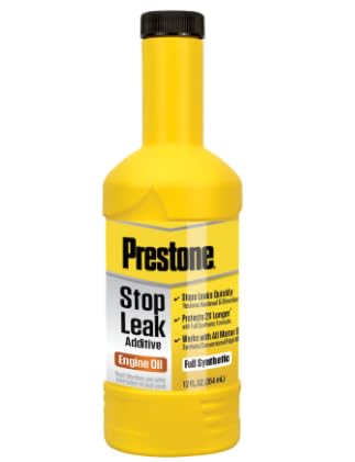 Amazon Com Prestone Stop Leak Additive Engine Oil 12 Oz Bottle Automotive
