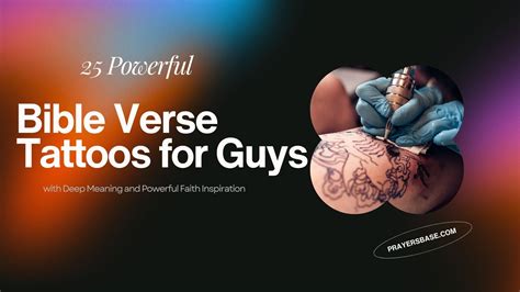 Bible Verse Tattoos For Guys: Meaning, Ideas, And Care