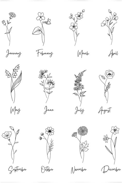Birth Month Flowers Tattoo: Definitive Guide To Meanings And Designs