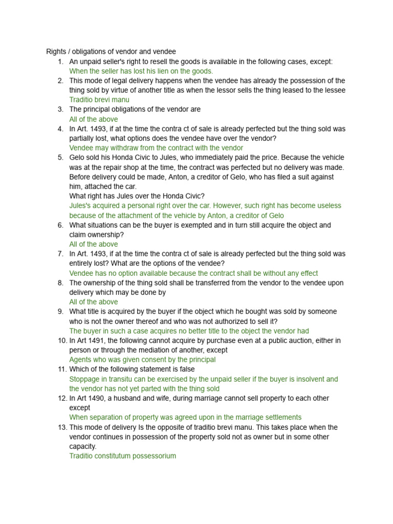 Caveat Vendee Lease: Quick Fixes To Seal Your Deal Fast