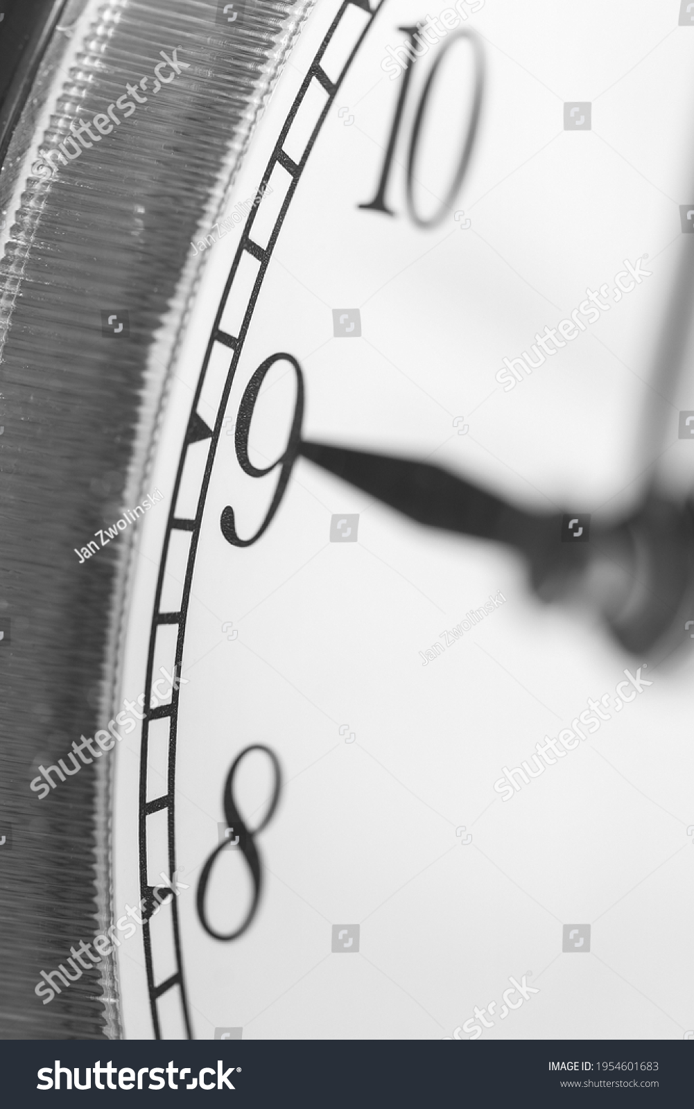 Midnight Mystery: The Clock Pointing At Nine Thrity Betrays A Town