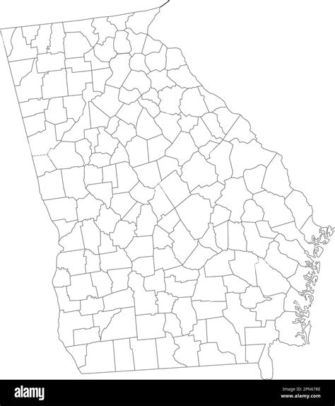 County Map Of Georgia Hi Res Stock Photography And Images Alamy County Map Of Georgia Hi Res Stock Photography And Images Alamy