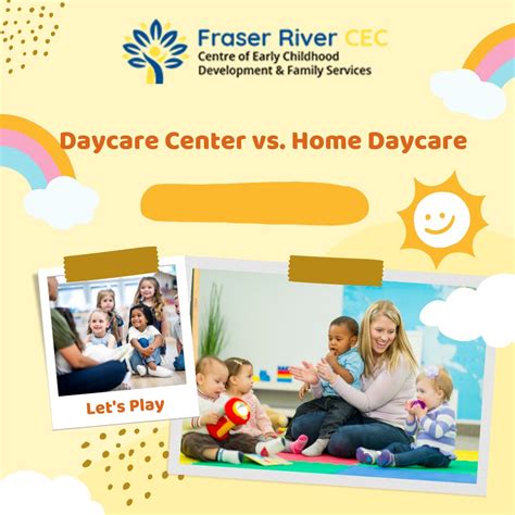 Daycare Center Vs Home Daycare Fraser River Cec Cec Daycare Center Vs Home Daycare Fraser River Cec Cec