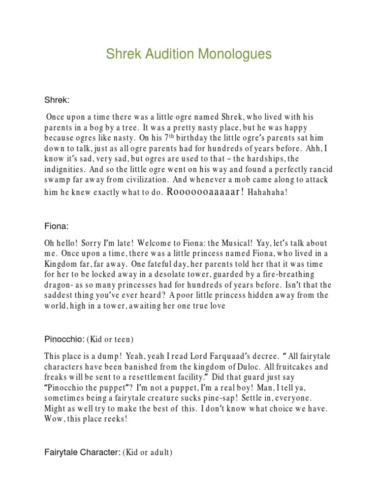 December Audition Monologues Pdf December Audition Monologues Pdf