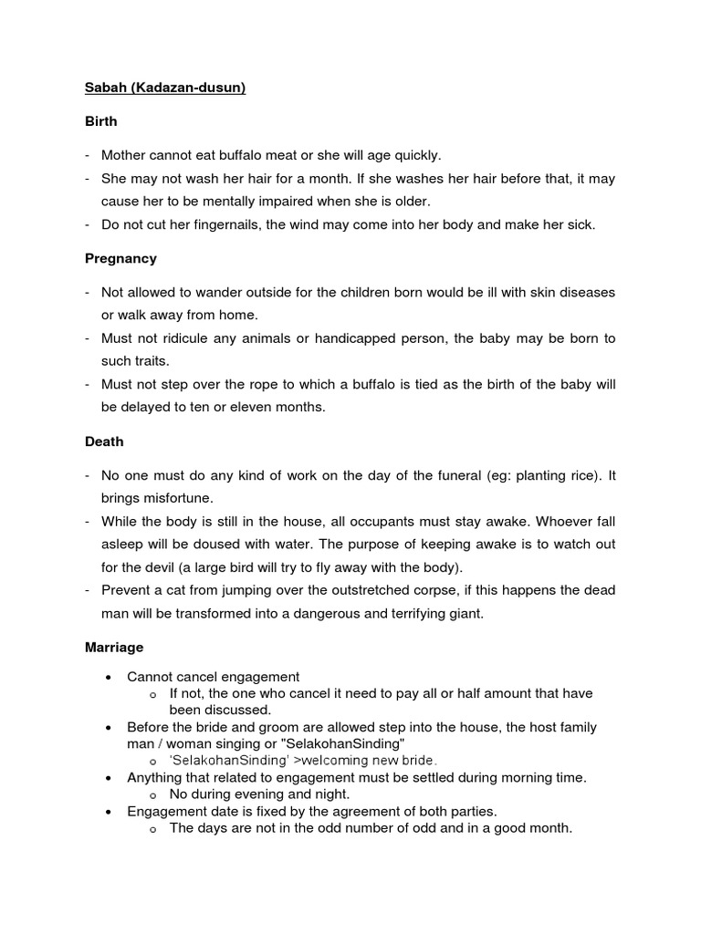 Docx Taboos For Malay And Kadazan Dusun Docx Dokumen Tips Docx Taboos For Malay And Kadazan Dusun Docx Dokumen Tips