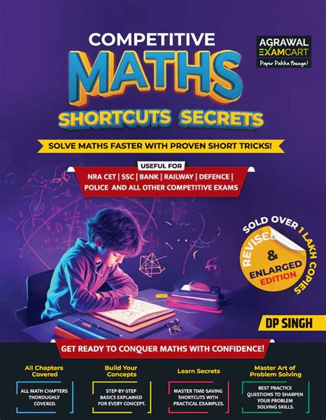 Examcart Competitive Reasoning Shortcut Secrets Math Text Book By Dp
