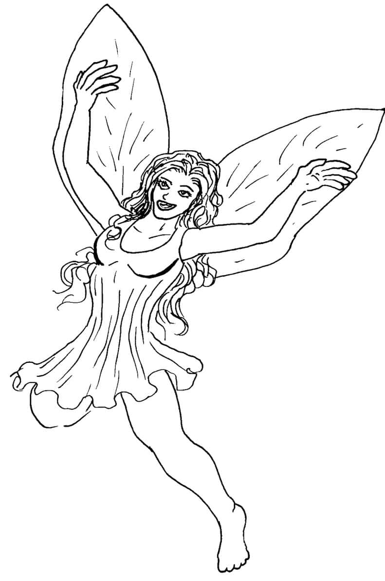 Ways To Enjoy Fairies Coloring Pages For Kids And Adults