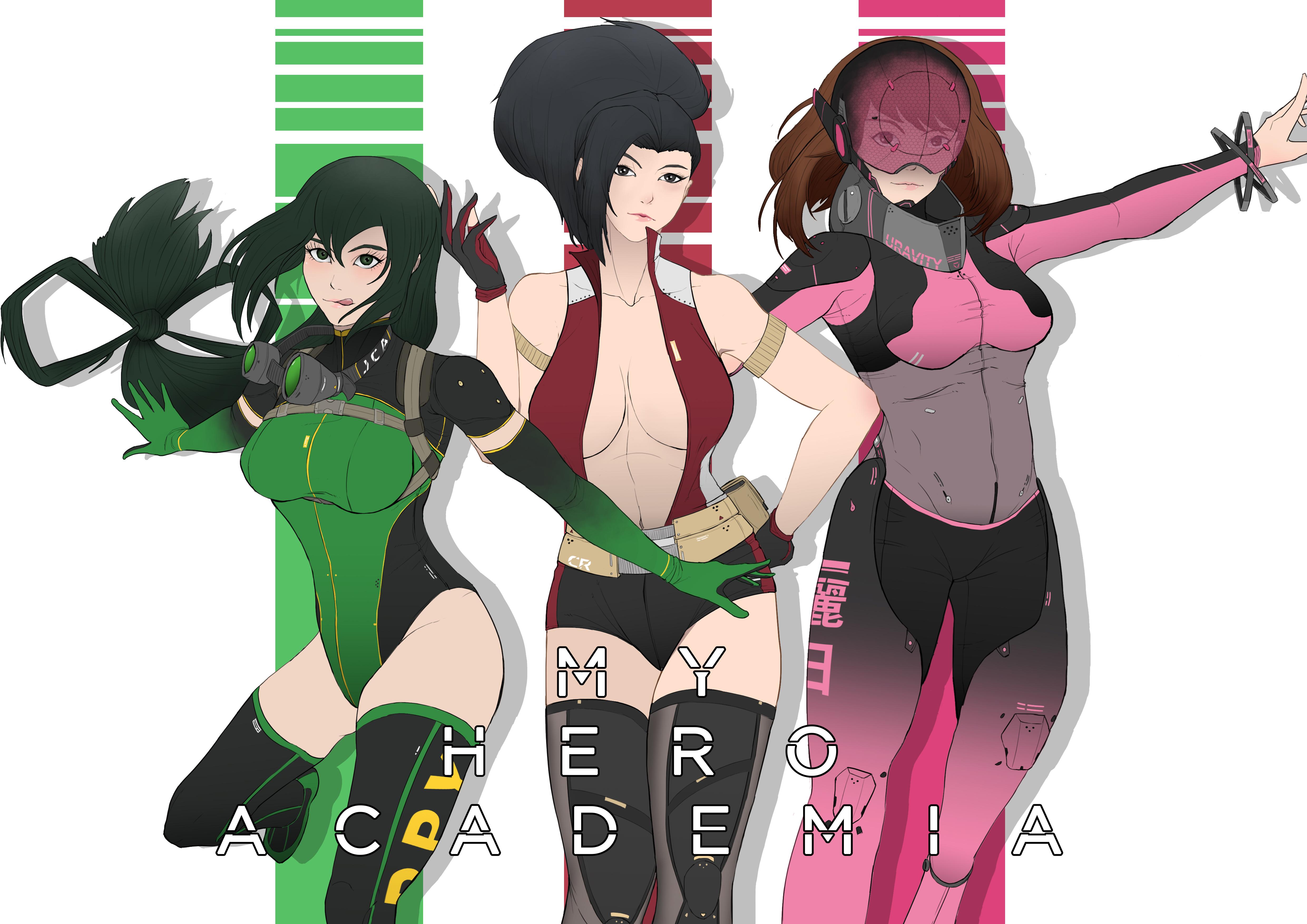 Fanart A Group Shot Of The Prohero Adult Series I Did Vote For Your Next 3 Characters You Think I Should Do Next Strawpoll Link In My Comment R Bokunoheroacademia