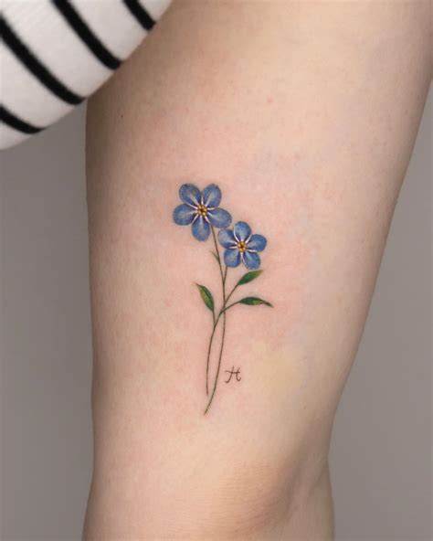 Forget Me Not Tattoo: The Definitive Guide To Meaning, Design, Care