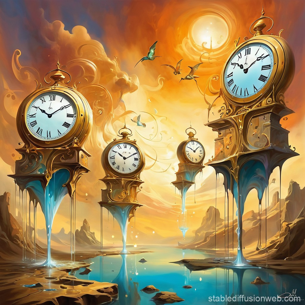 Have You Ever Seen Dali S Melting Clocks Appear Blue Instead Of White Gold R Arthistory