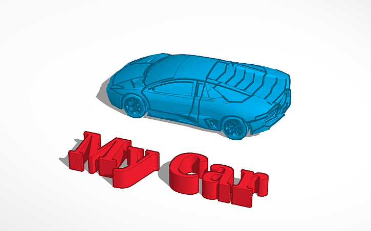 Lamborghini Tinkercad