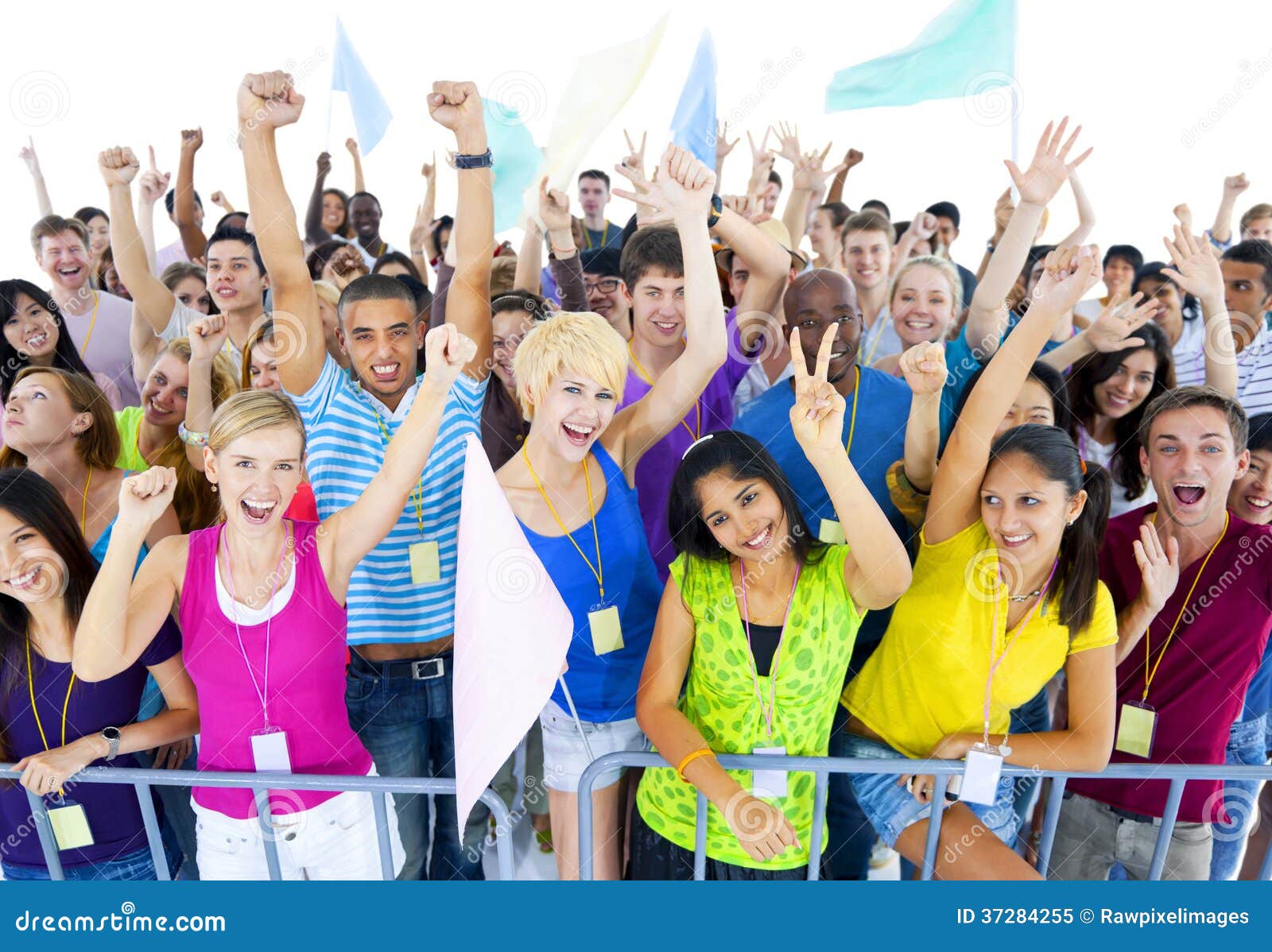 Large Group Of People Celebrating Royalty Free Stock Photo Image 37284255