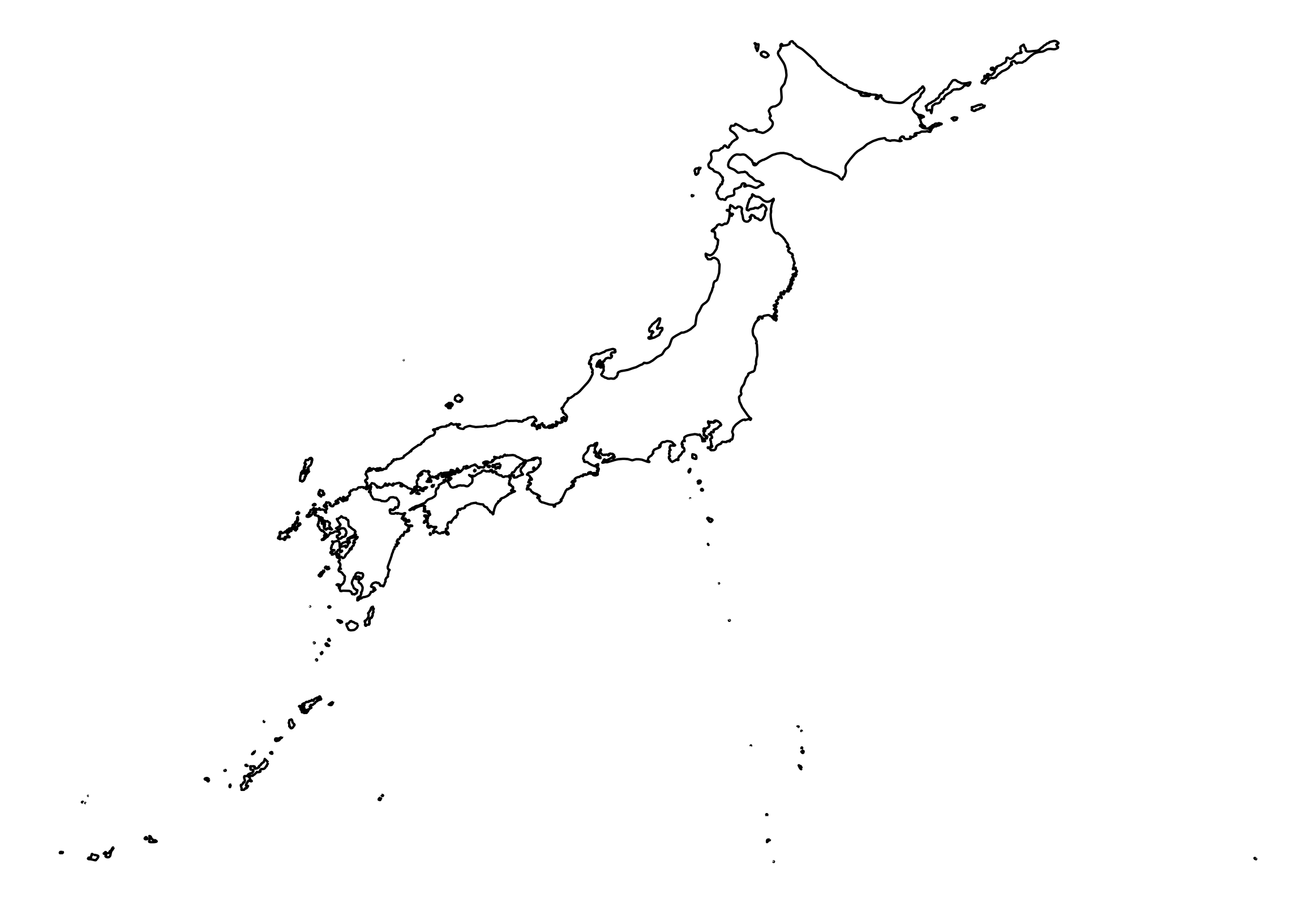 Map Japan