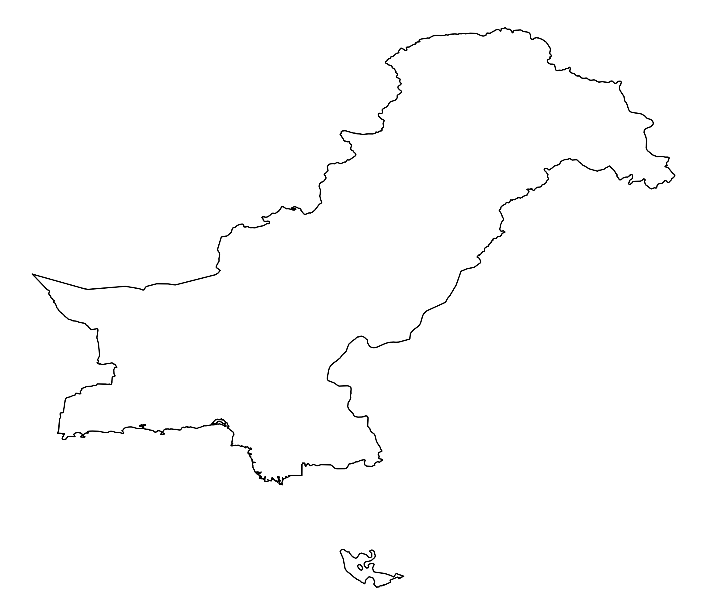 Map Of Pakistan