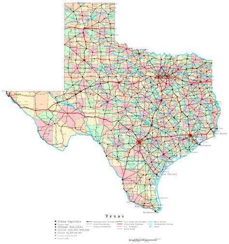 Map Of Texas