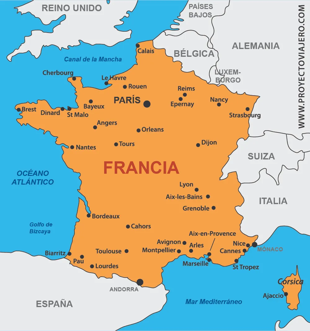 Mapas De Francia Para Viajar Al Pa S Galo Mapas De Francia Para Viajar Al Pa S Galo