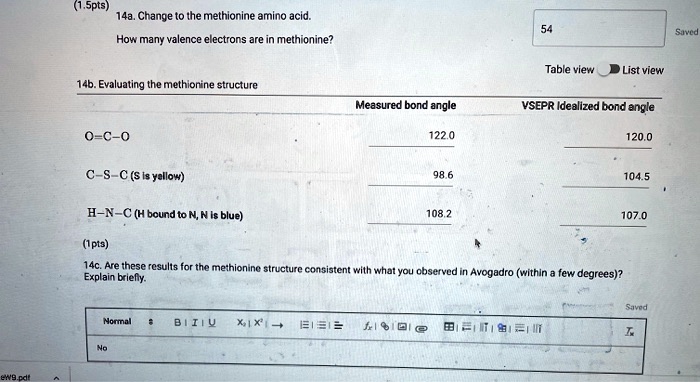 Definitive Guide To Methionine Vsepr Angle: Core Concepts