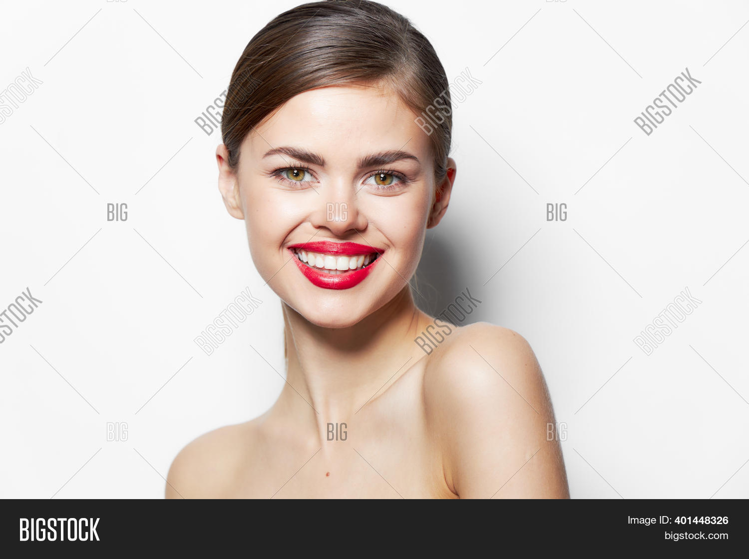 Model Nude Shoulders Rose Flower Red Lips Attractive Appearance Stock Image Image Of Cosmetic Model Nude Shoulders Rose Flower Red Lips Attractive Appearance Stock Image Image Of Cosmetic