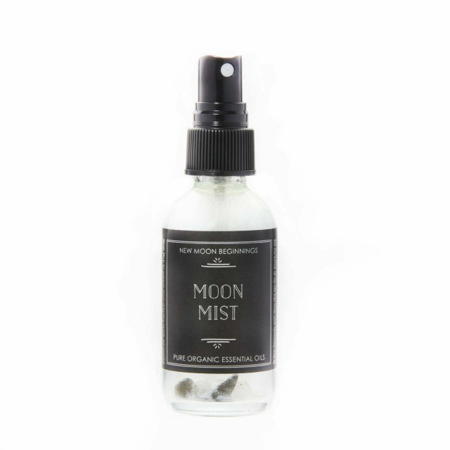 Moon Mist Spray Room Spray With Healing Crystals New Moon Beginnings Moon Mist Spray Room Spray With Healing Crystals New Moon Beginnings