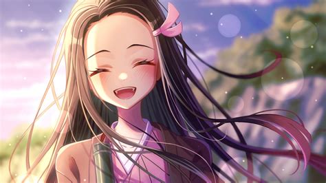 Nezuko Kamado Wallpaper 4K Anime Girl