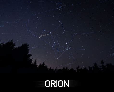 Lightning-Fast Stargazing: Orion Constellation Without Light Polution