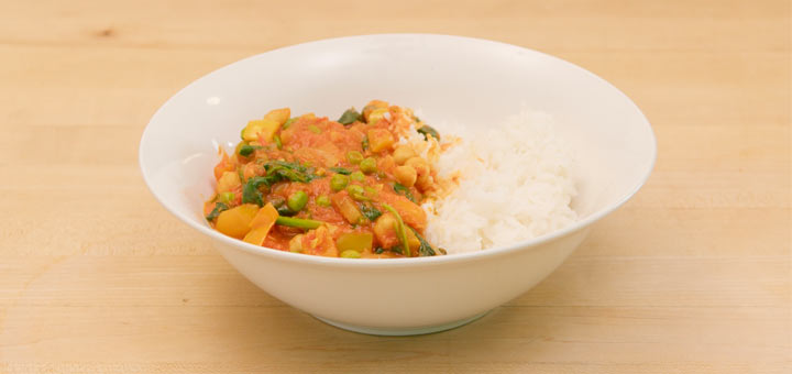 Quick Vegan Chickpea Amp Spinach Curry Dherbs Com Recipes