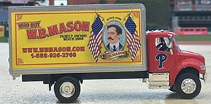 Rare 2013 Philadelphia Phillies Wb Mason Tractor Trailer With Mets Logo On Top Of The Truck Error Etsy