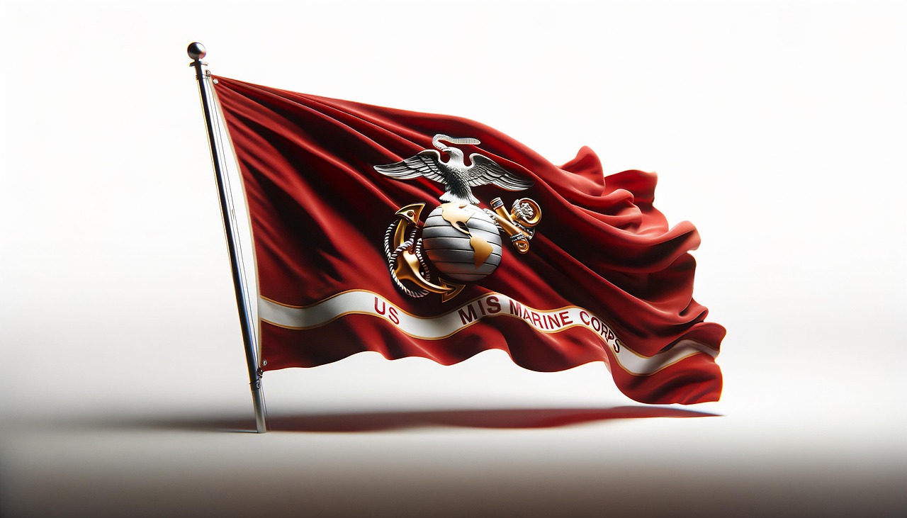 Red Marines Flag