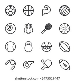 Sports Sports Icon Set Stock Illustration Download Image Now Istock