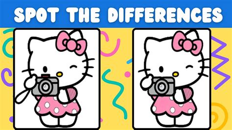 Spot The Difference Pictures Hello Kitty 21