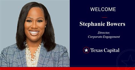 Stephanie Bowers Texas Capital Bank Reveals Surprising Milestone
