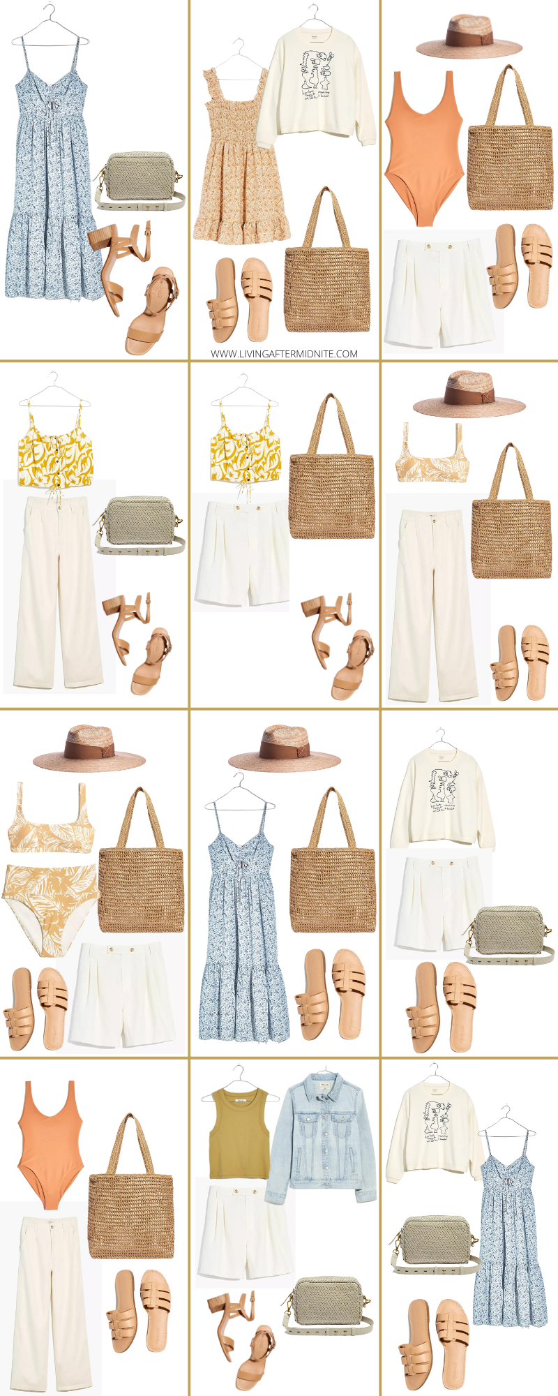 Summer Vacation Capsule Wardrobe 2025 Summer Vacation Capsule Wardrobe 2025