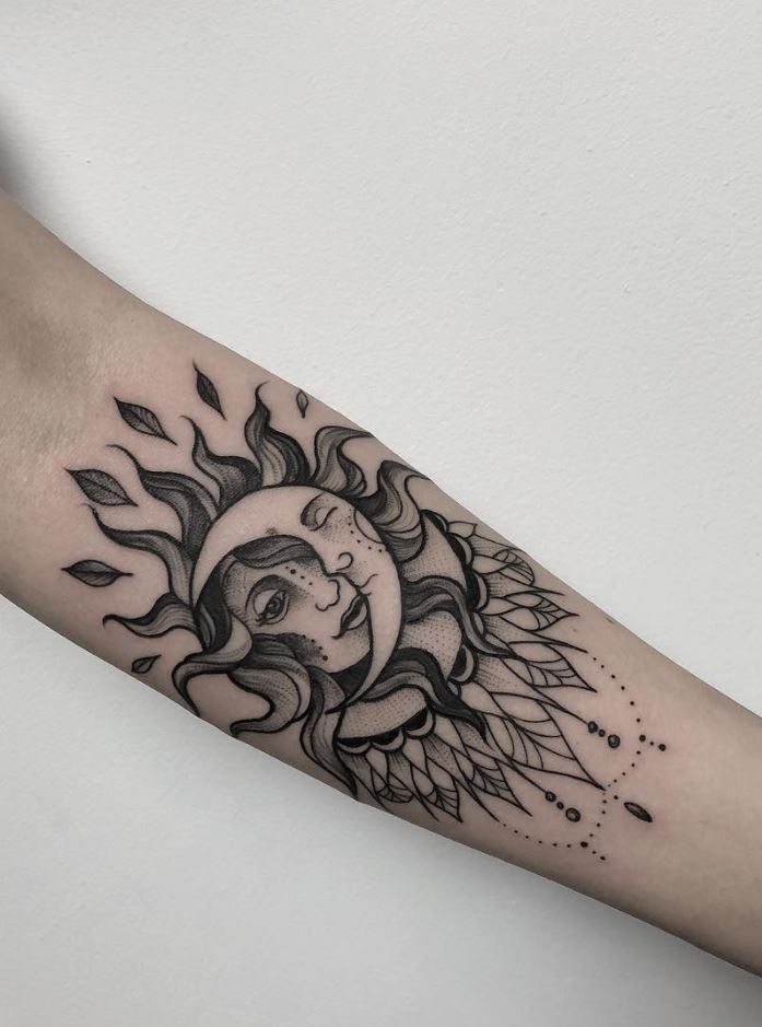 Sun Moon Tattoo: How To Pick The Right Design And Symbolism