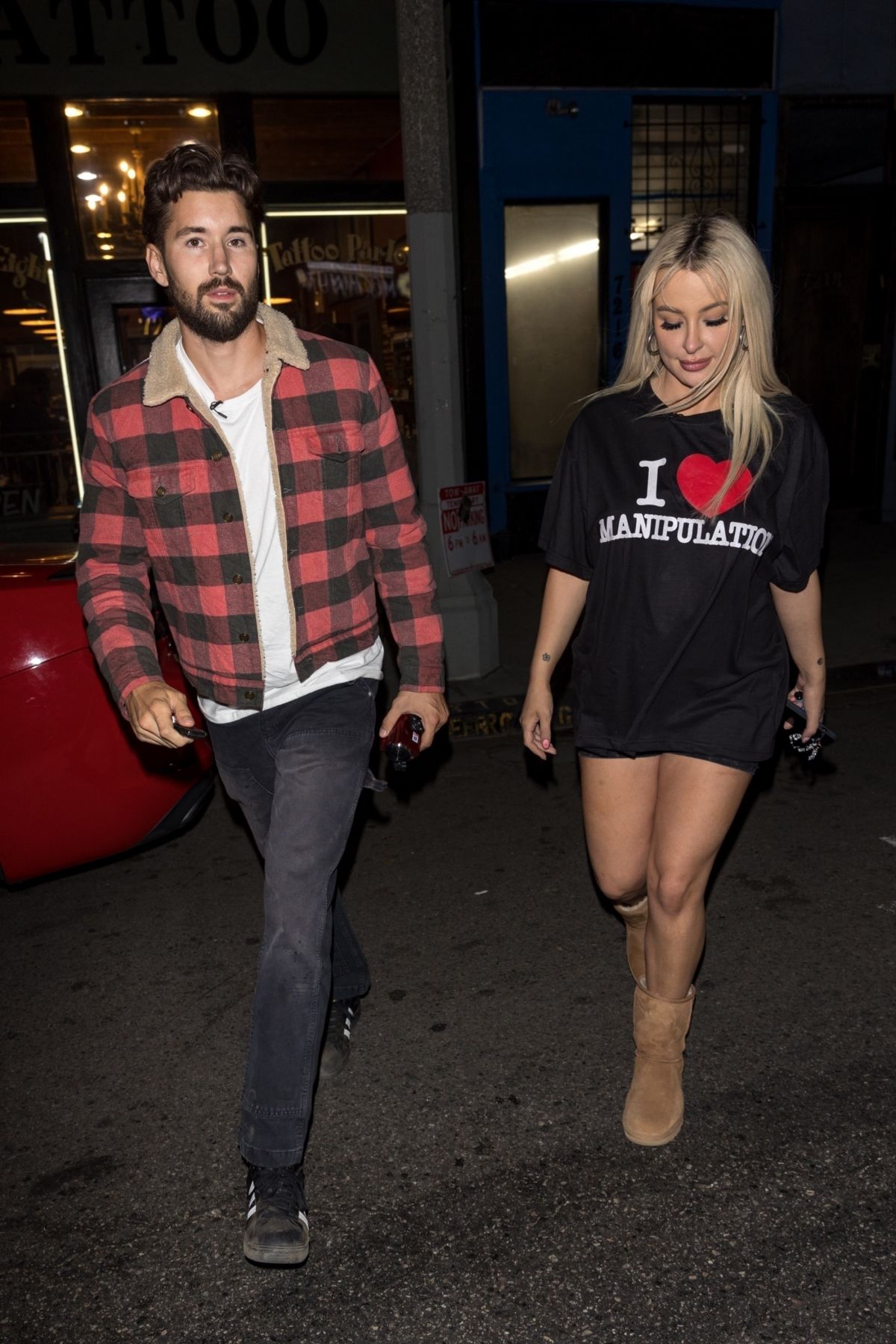 Tana Mongeau And Jeff Wittek Night Out In Los Angeles 10 02 2022 Tana Mongeau And Jeff Wittek Night Out In Los Angeles 10 02 2022