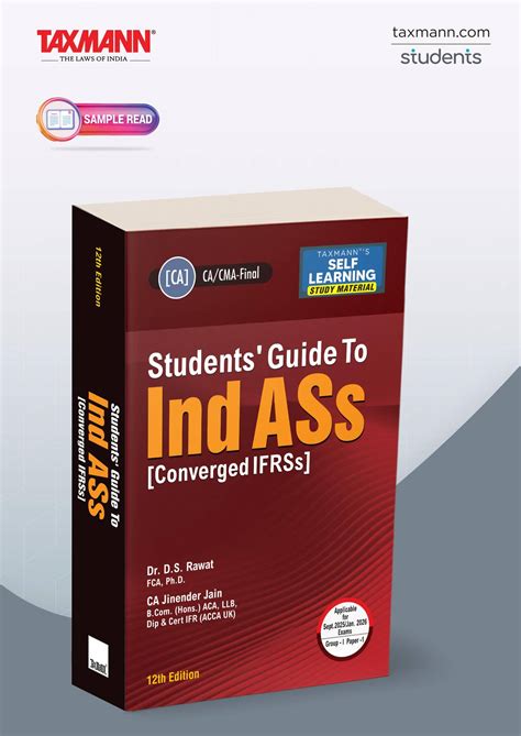 Taxmann S Students Guide To Ind Ass Converged Ifrss Ebook By Dr D S Rawat Epub Rakuten Kobo United States