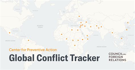 The Council On Foreign Relations Global Conflict Tracker Victoria Brooks
