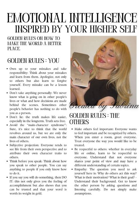 The Ultimate Emotional Intelligence Guide X Sabrina Carpenter Golden The Ultimate Emotional Intelligence Guide X Sabrina Carpenter Golden