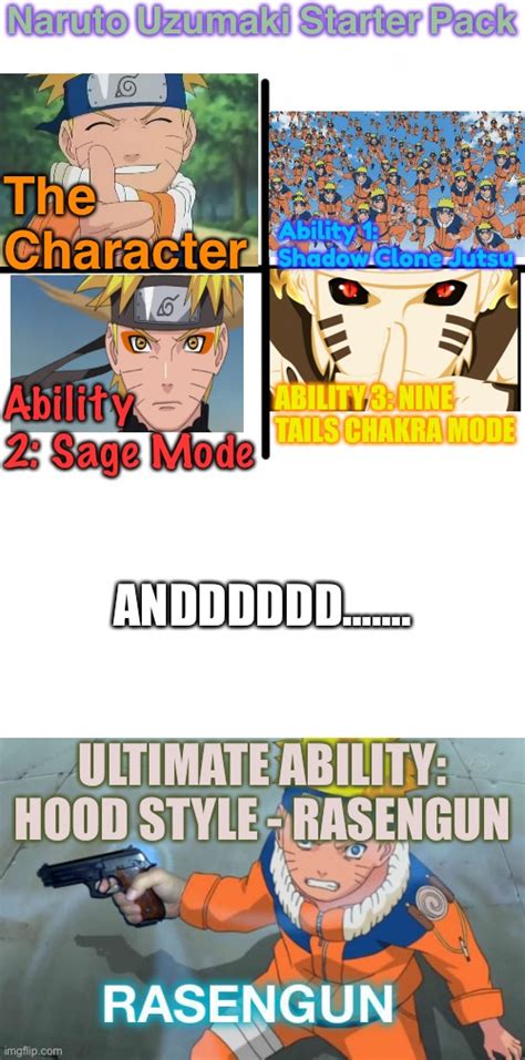 The Ultimate Naruto Uzumaki Starter Pack Imgflip