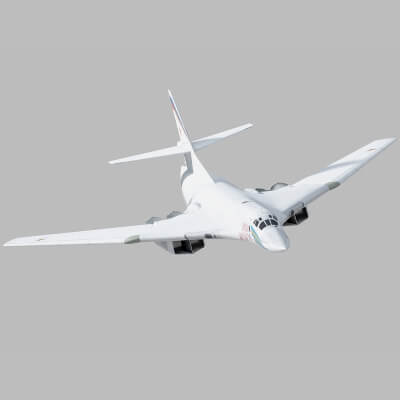 Tupolev Tu 160 Swan Blackjack 3D Model By Mermodels Tupolev Tu 160 Swan Blackjack 3D Model By Mermodels