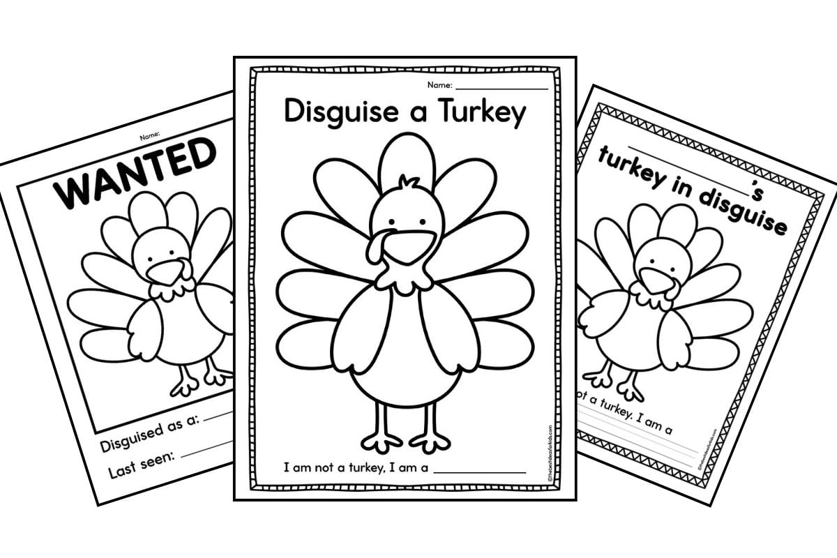 Save On Crafts With Turkey Disguise For Kids Printable Budget Tips