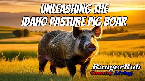 Unleashing The Idaho Pasture Pig Boar A Game Changer For Our Breeding Sows Youtube