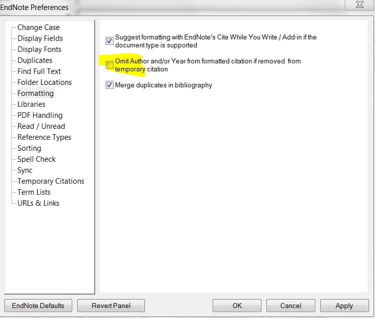 Word Doesn Amp 39 T Recognize Existing Citations Endnote General Discourse